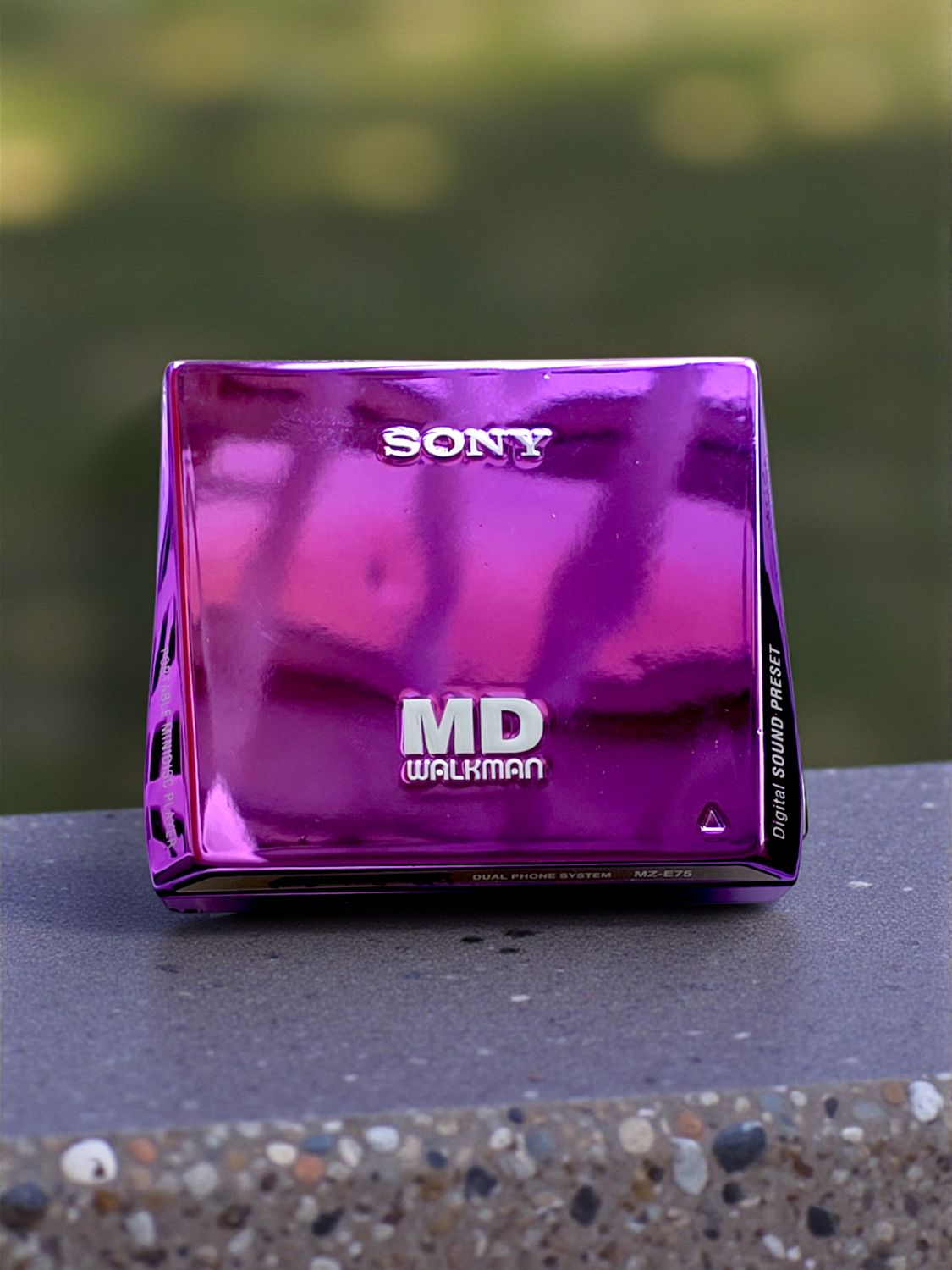 Modded Purple Sony MZ-E75