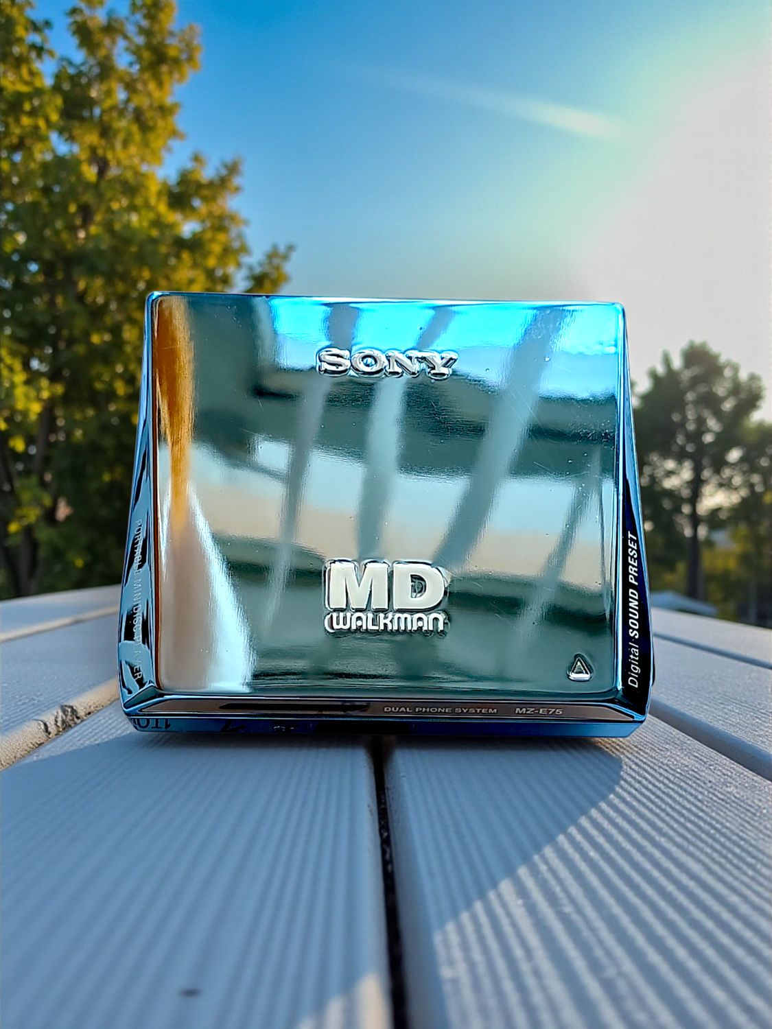Modded Aqua Blue Sony MZ-E75