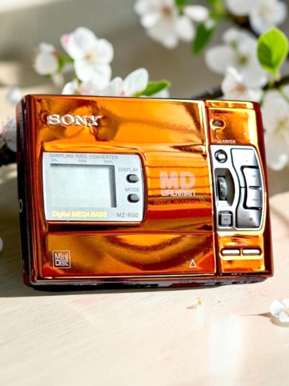 Recoloured Copper Colour Sony MZ-R50