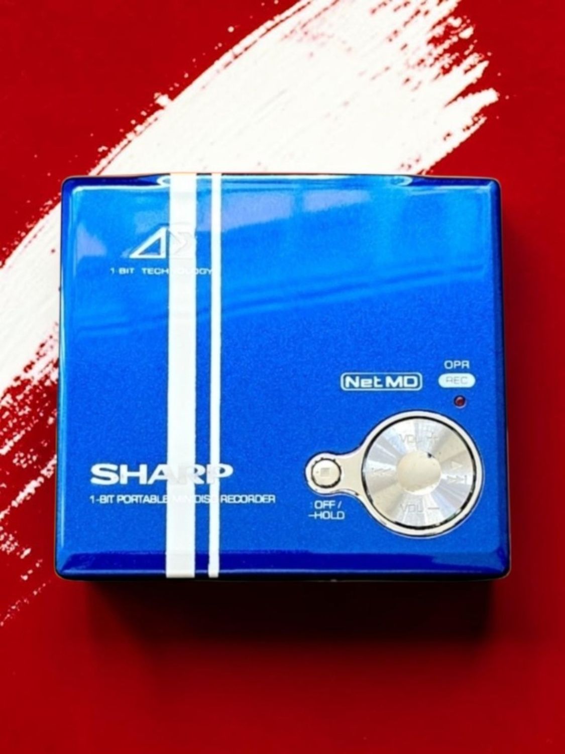 Recoloured Blue Sharp IM-DR80 with White Stripes