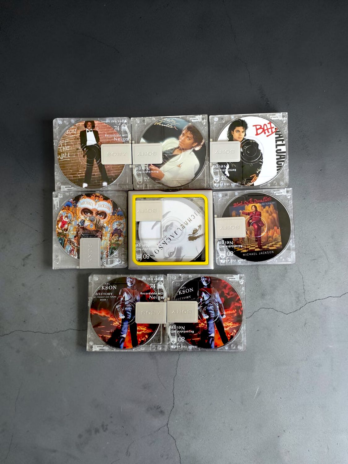 Complete Set Of Michael Jackson Discs