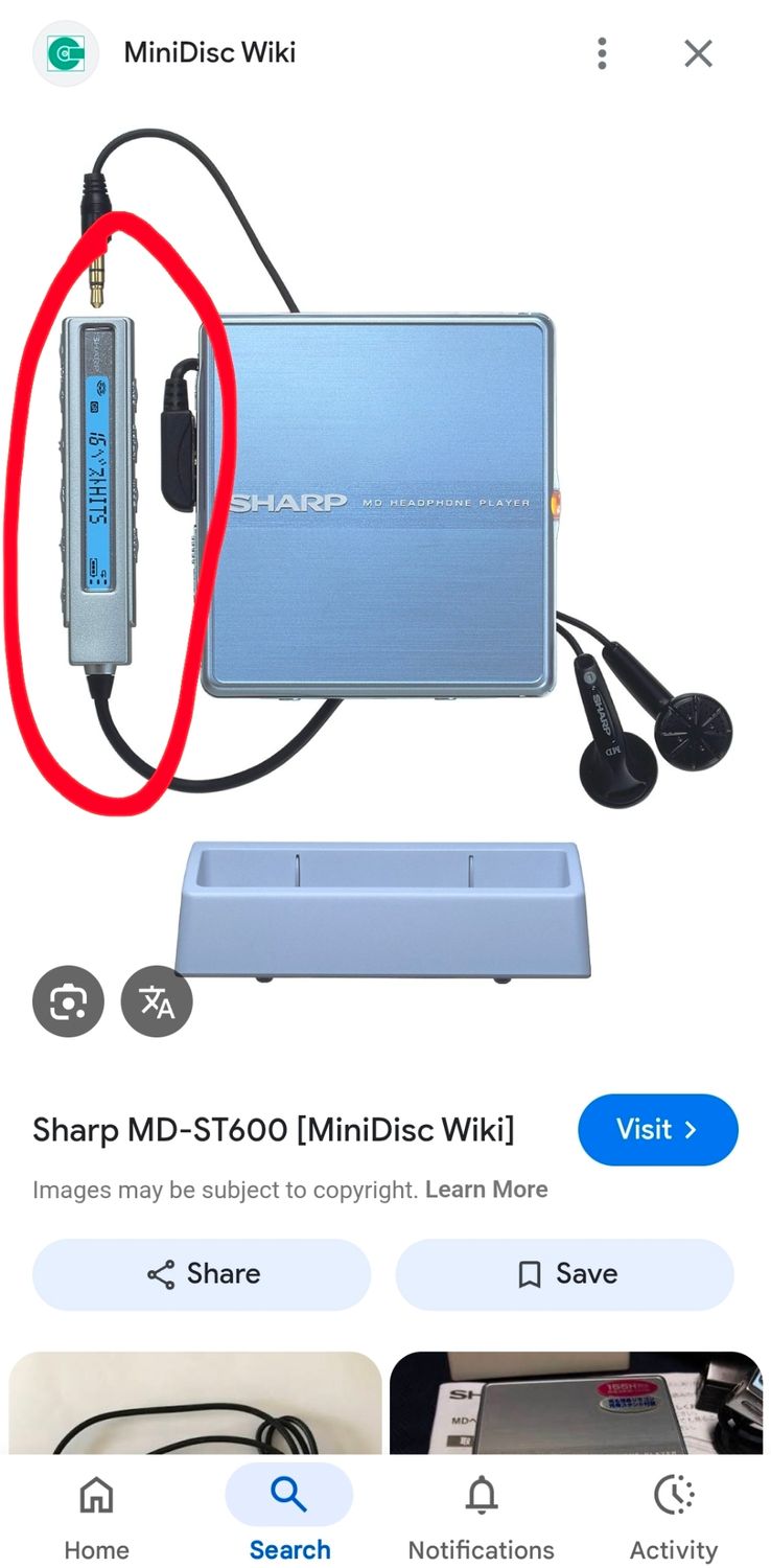 Sharp Remote for MD-ST600
