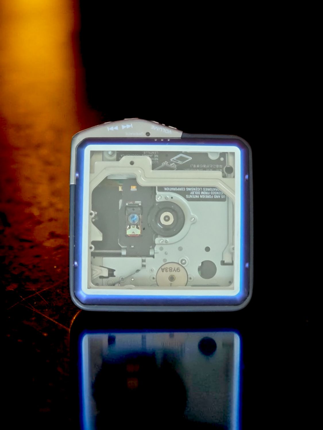 Sony MZ-E44 with Clear Front Window