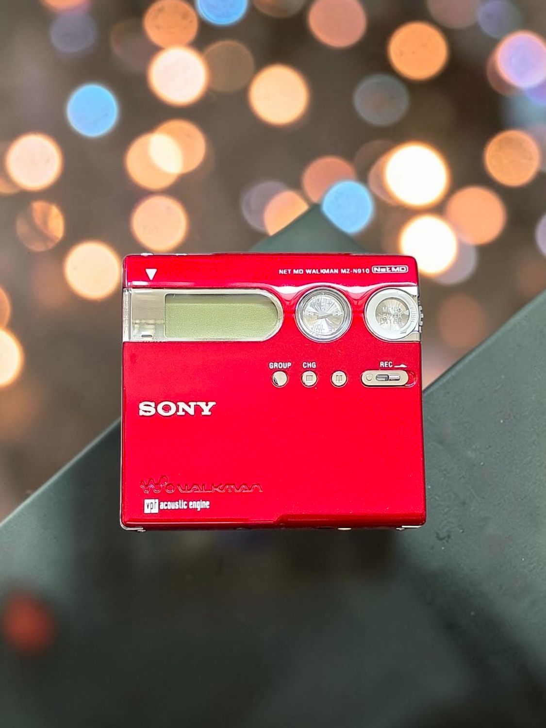 Recoloured Fiery Red Sony MZ-N910