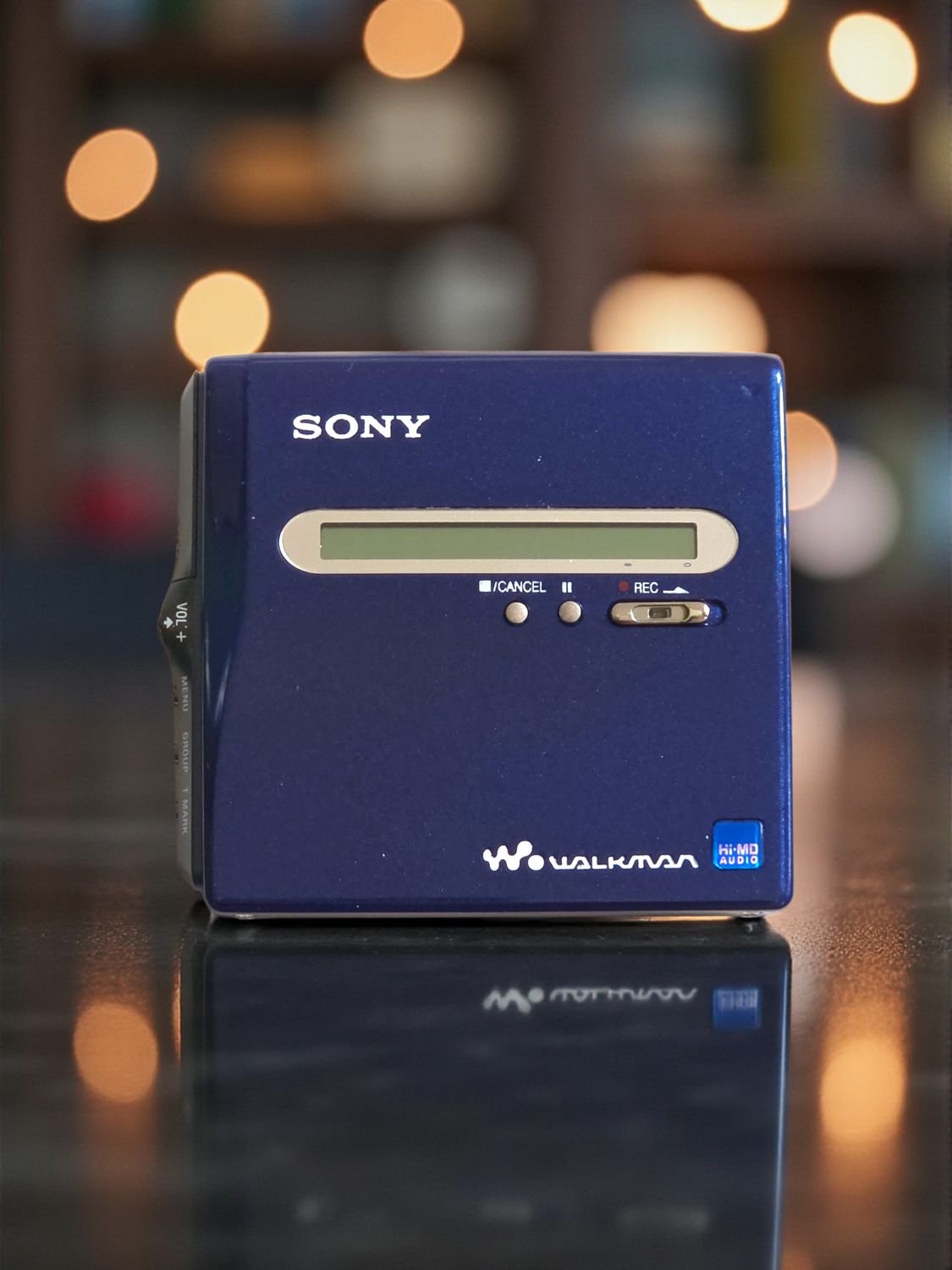 Recoloured Royal Blue Sony MZ-NH1
