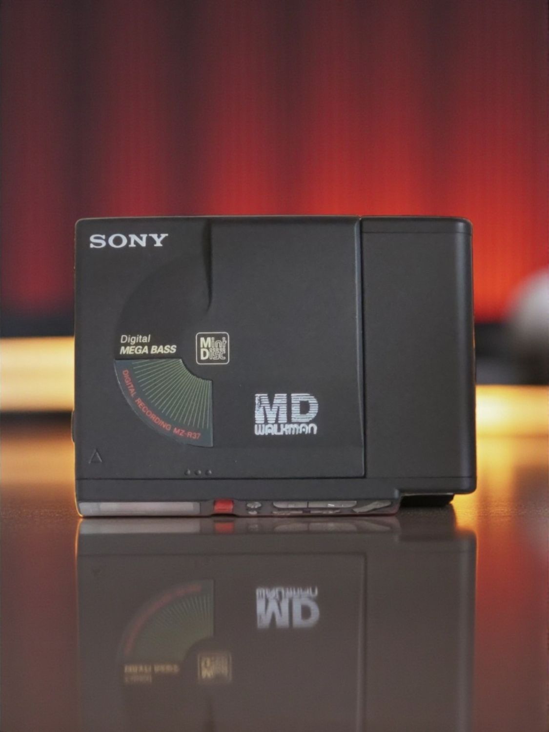 Recoloured  Jet Black (matt) Sony MZ-R37