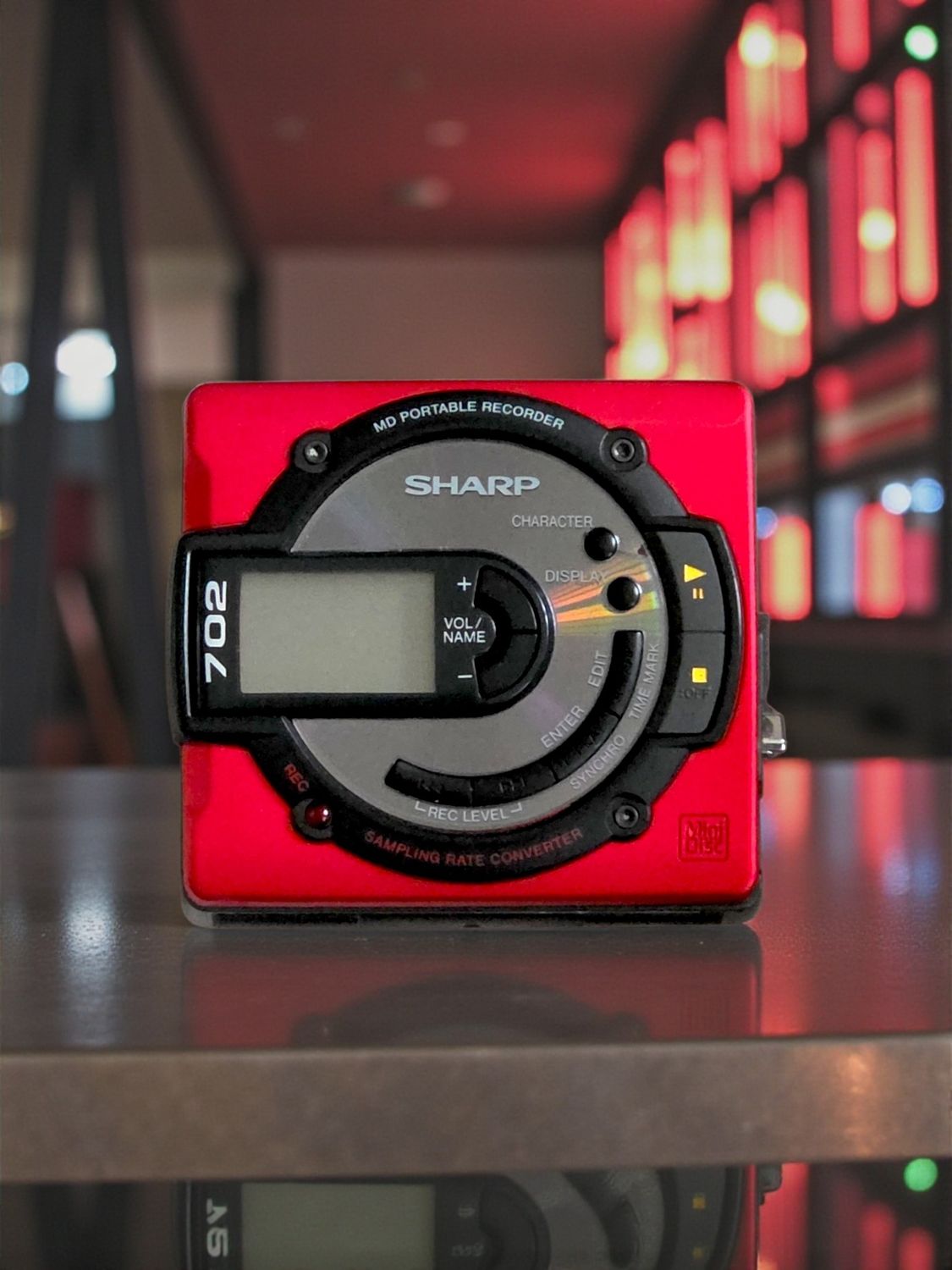Sharp MD-MS702-RED Michael Learns To Rock Special Edition Replica