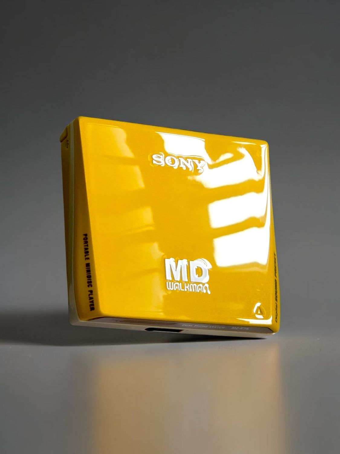 Recoloured Bright Yellow Sony MZ-E75