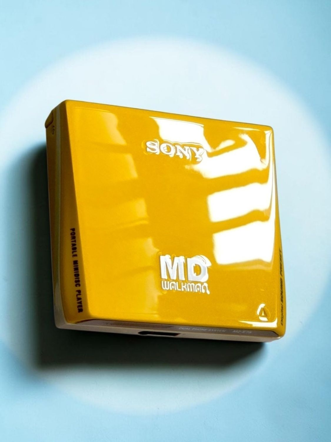 Recoloured Bright Yellow Sony MZ-E75