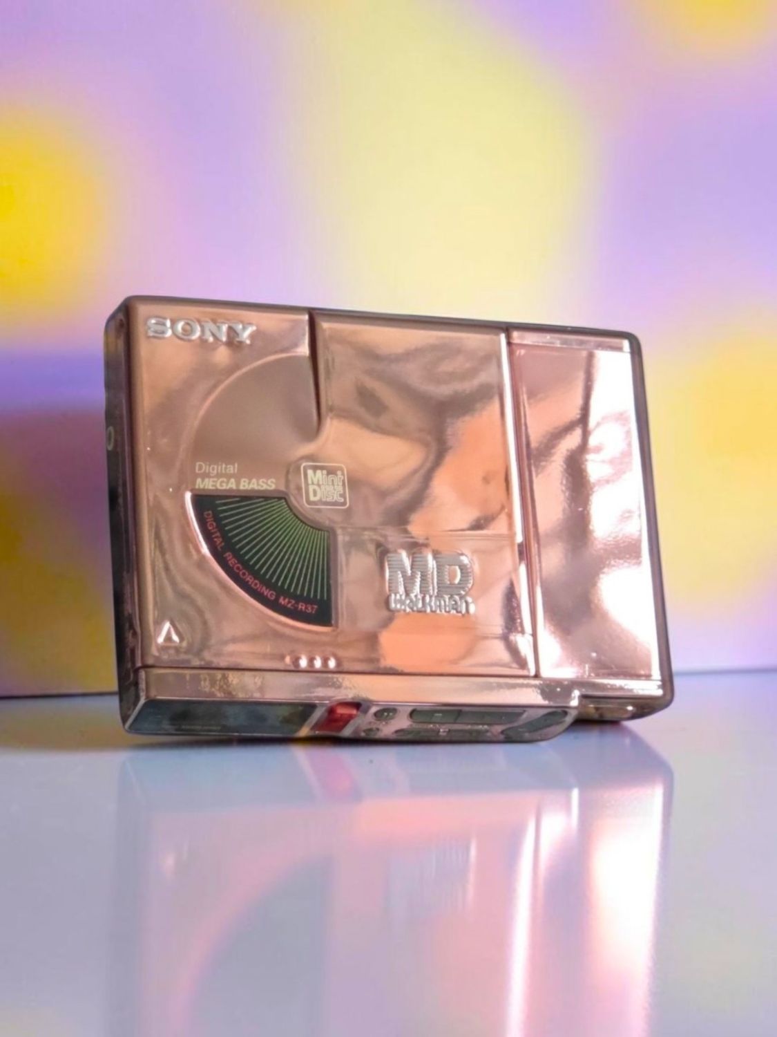 Recoloured Metallic Pink Sony MZ-R37