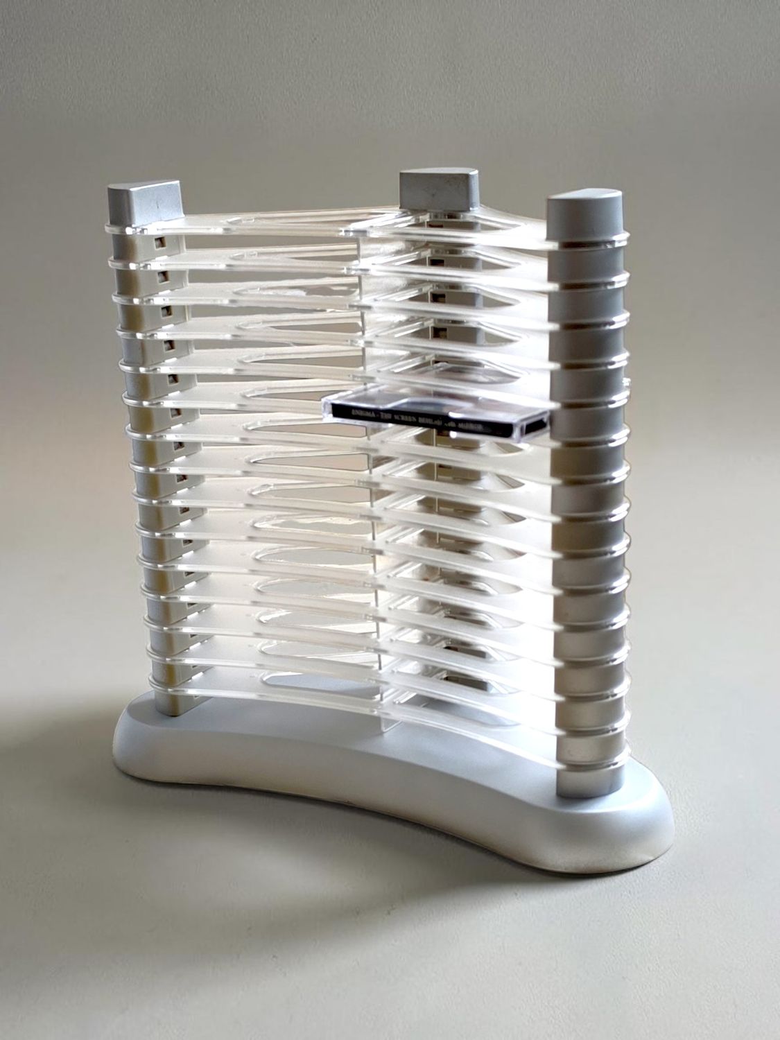 Hard Plastic 28-Disc Display Rack