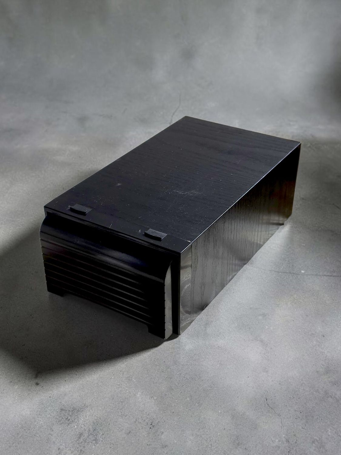 Drawer-style 20-Disc Wooden Storage Box