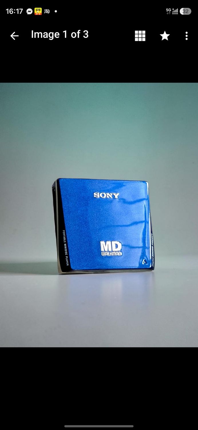 Royal Blue MZ-N920 with 1 usb-c chargeable battery