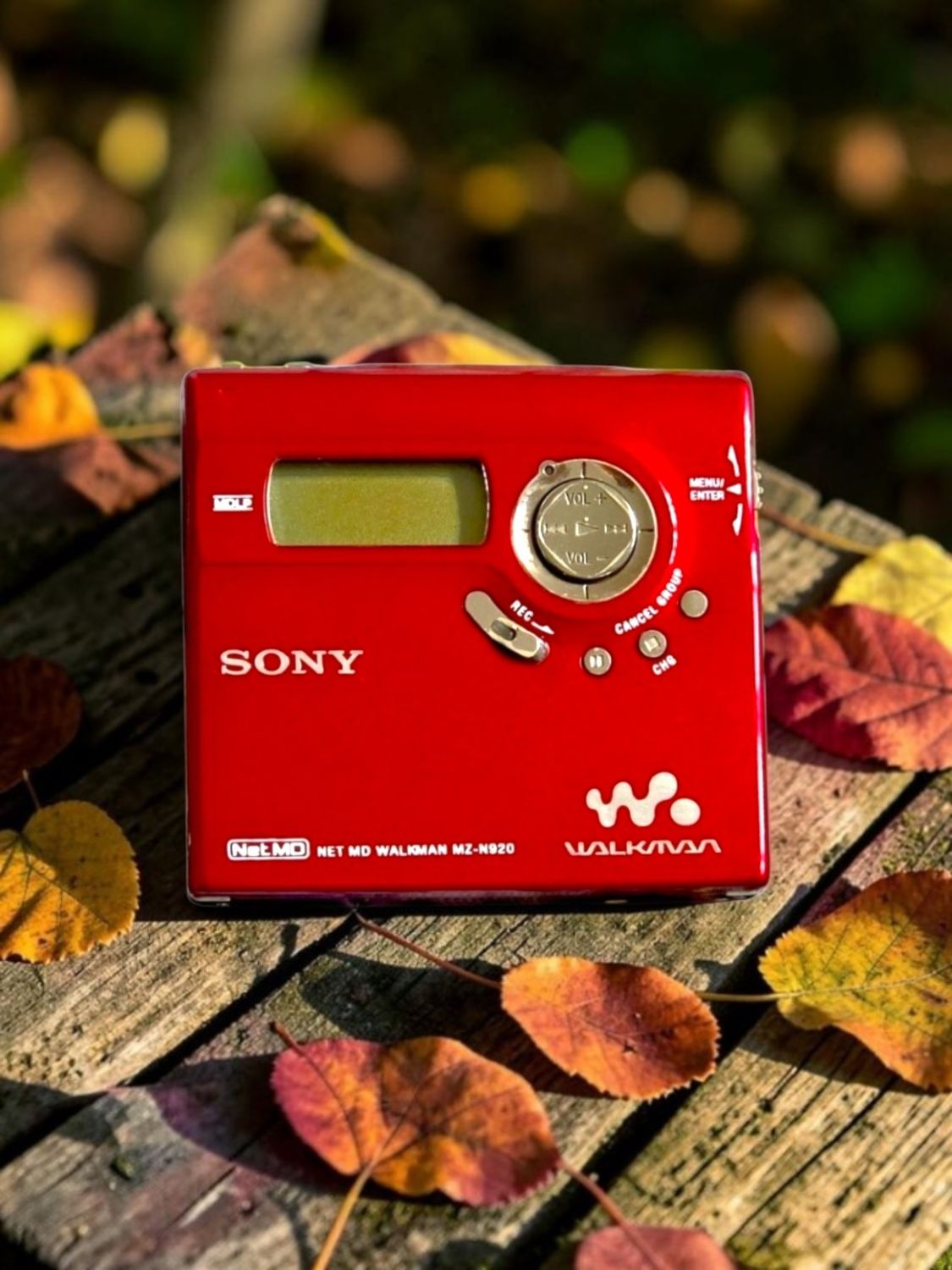 Recoloured Flaming Red Sony MZ-N920