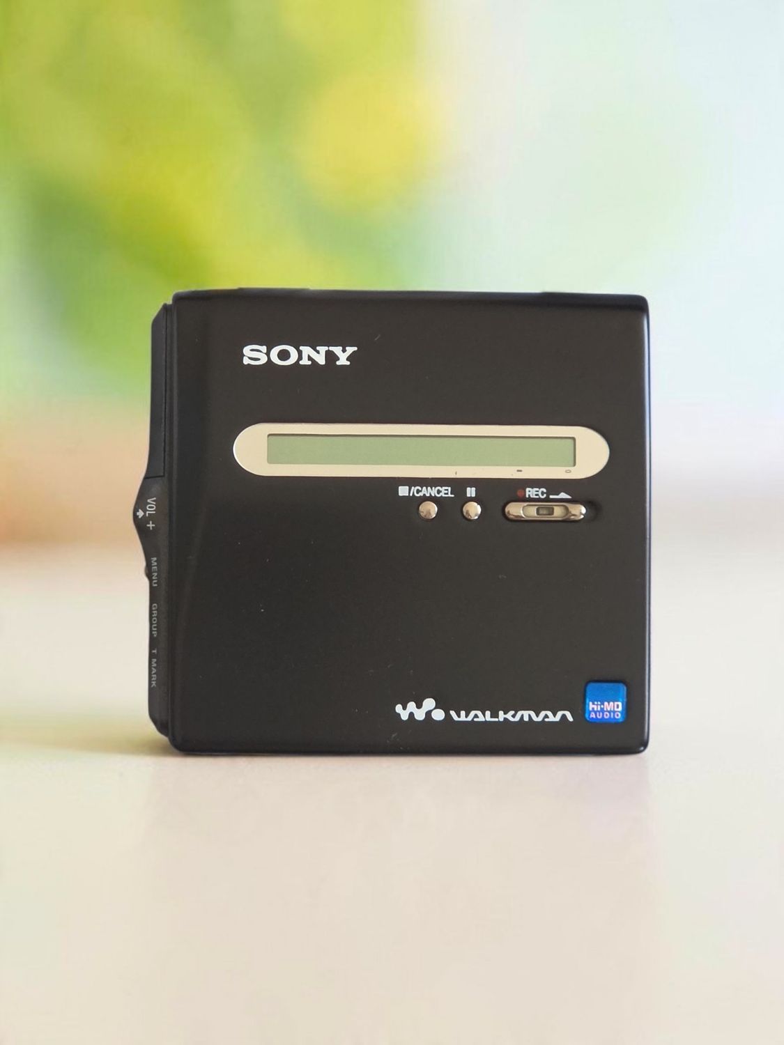 Recoloured Matt Black Sony MZ-NH1