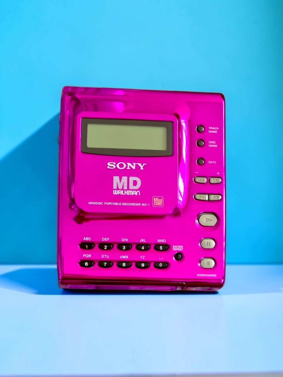 Recoloured Metallic Fuchsia Sony MZ-1