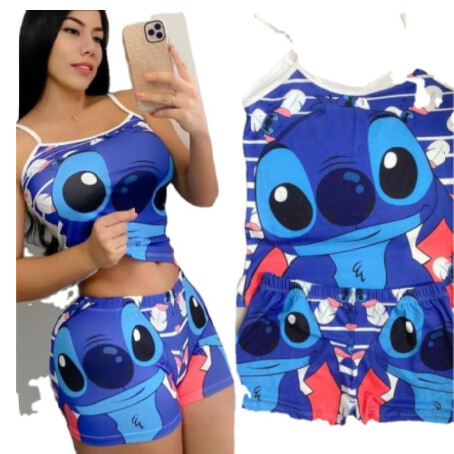 Disney Stitch women&#39;s clothing Summer