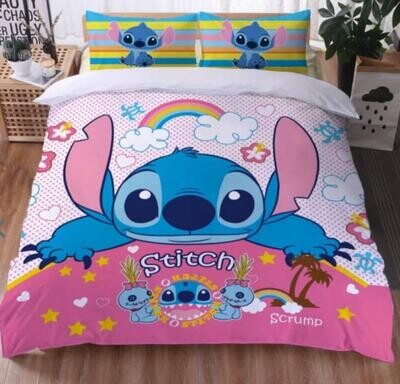 Disney Stitch Bedding Set Boys Girls