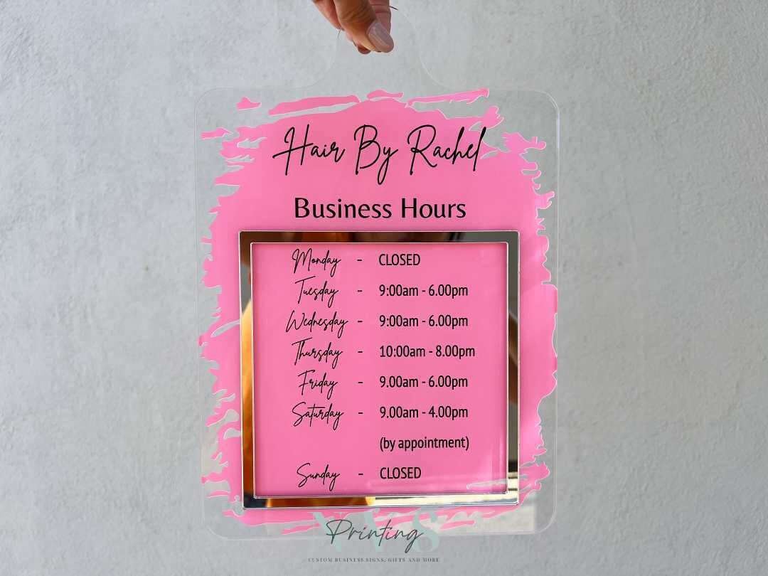 Trading Hours Sign Payment QR Code Signs NVS Printing your-best-daytime-for-trading-analysis-youtube