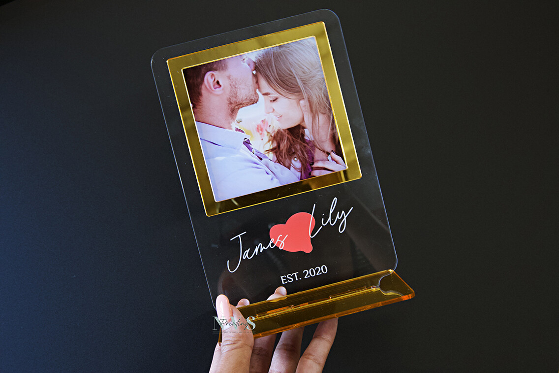 Personalised Gift Photo Print with Custom Message