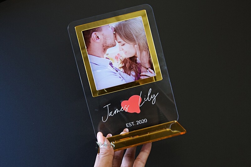 Personalised Gift Photo Print with Custom Message