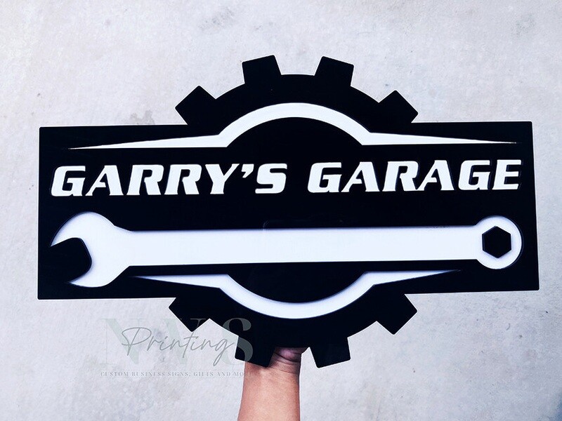 Personalised Garage Sign, Man Cave Plaque, Gift For Him, Fathers Day Gift, Personalised Gift for Dad