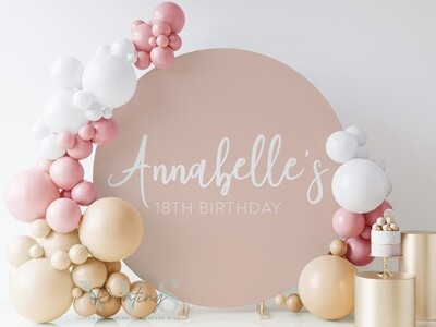 Birthday Signage - Round