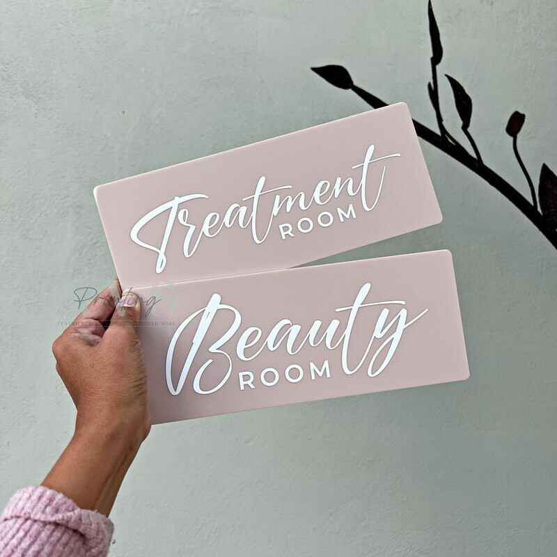 Acrylic Door Plaque Sign - Rectangular Acrylic Door Plaque Sign - Rectangular