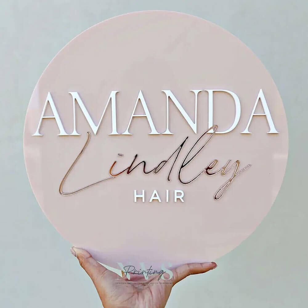Custom Business Logo Wall or Door Sign  - BUSINESS NAME / TEXT ONLY