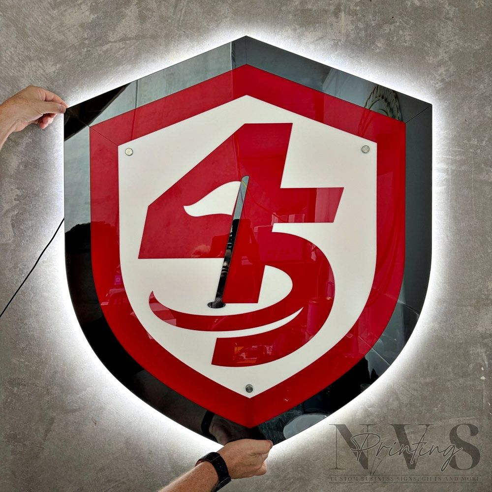 Custom LED Backlit Sign – Acrylic Business Logo