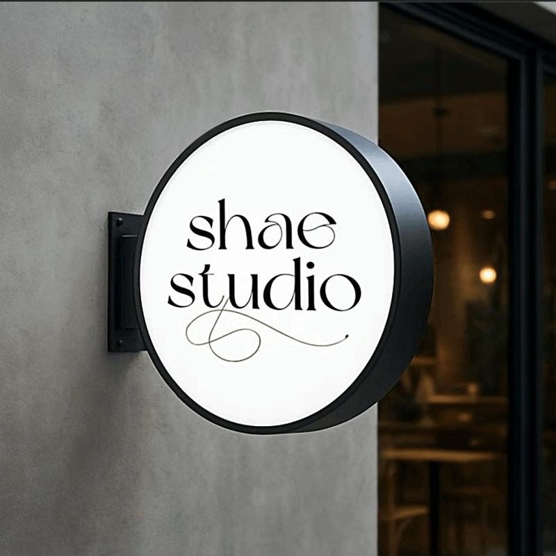 Custom LED Lightbox Sign | Double Sided Illuminated Sign