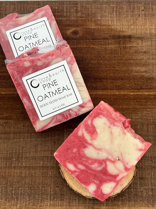 Pine Oatmeal Shea Butter Soap