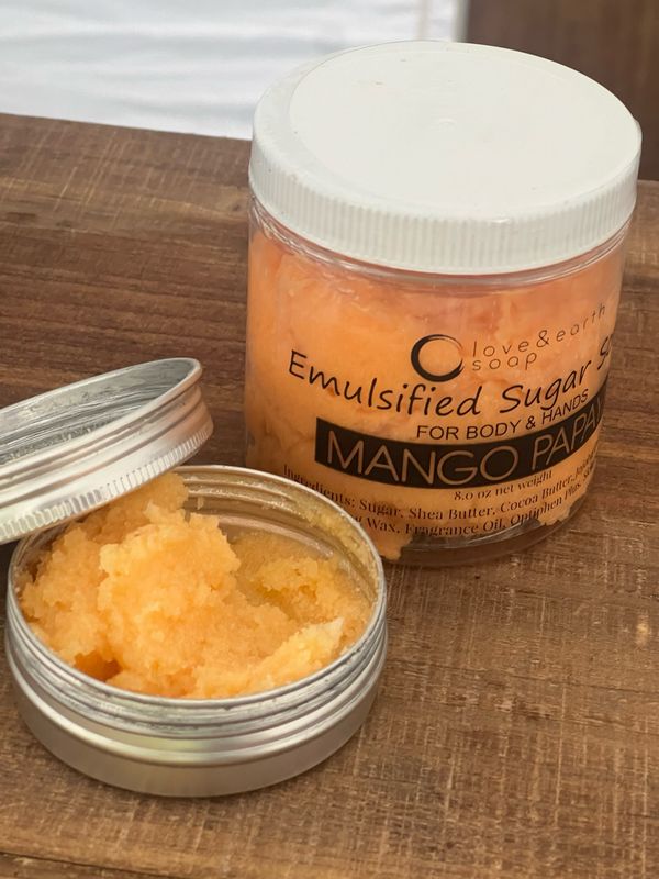 Mango Papaya Emulsified Sugar Scrub