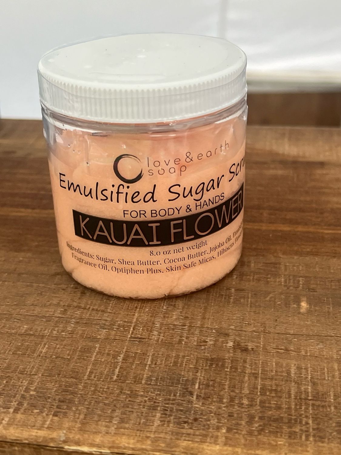 Kauai Flower sugar Scrub