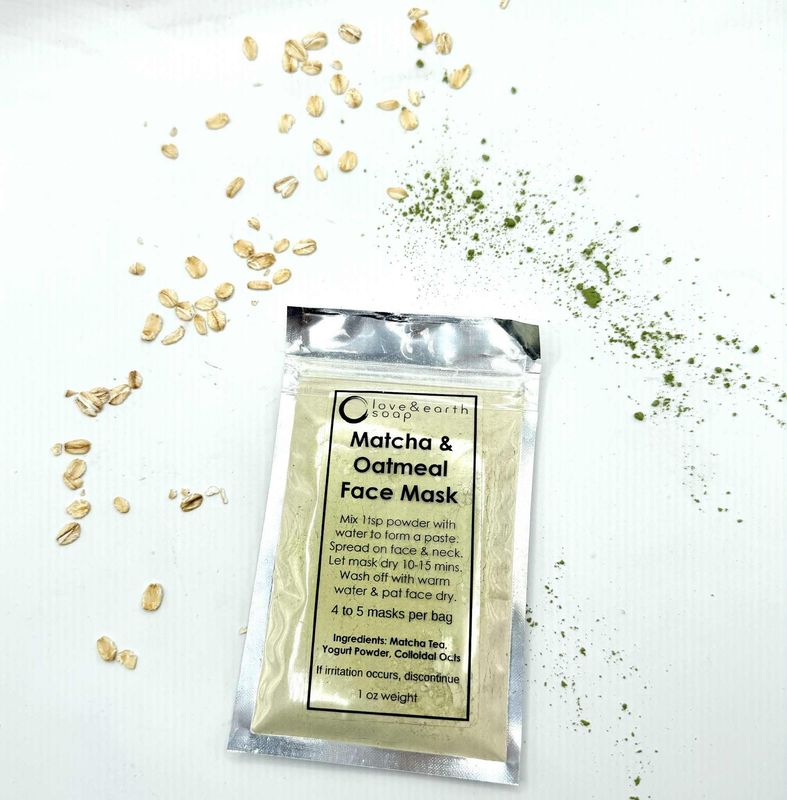 Matcha Yogurt & Oatmeal Face Mask