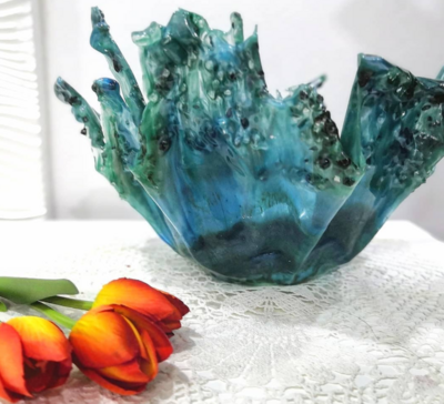 Resin Hand made Chocolate Plate طبق الشوكولاه المصنوع يدويا من الرزن