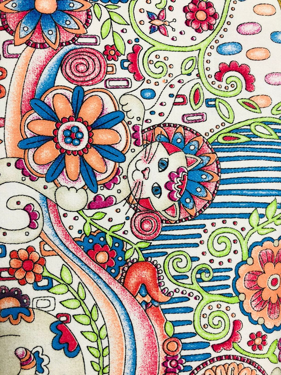 Gabardina estampada