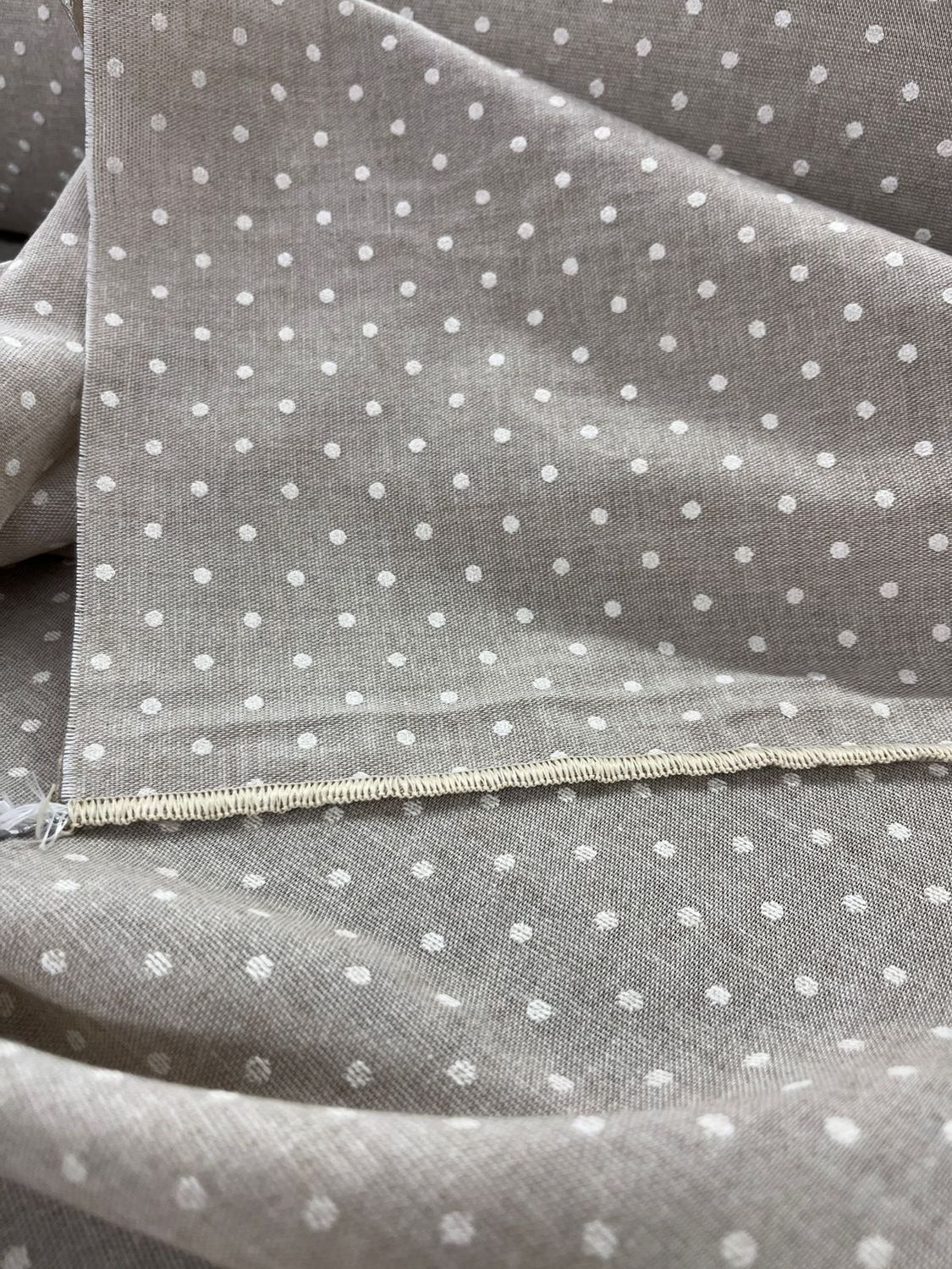 VOILE LINO PLUMETI - X 2.90 MTS - RUEDO PLOMO