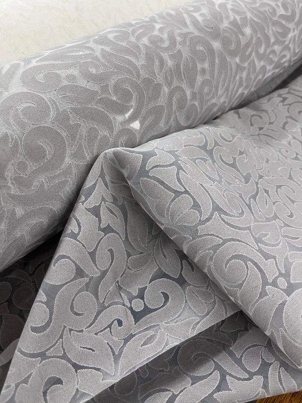 ORGANZA DEVORE - X 3 MTS - RUEDO PLOMO