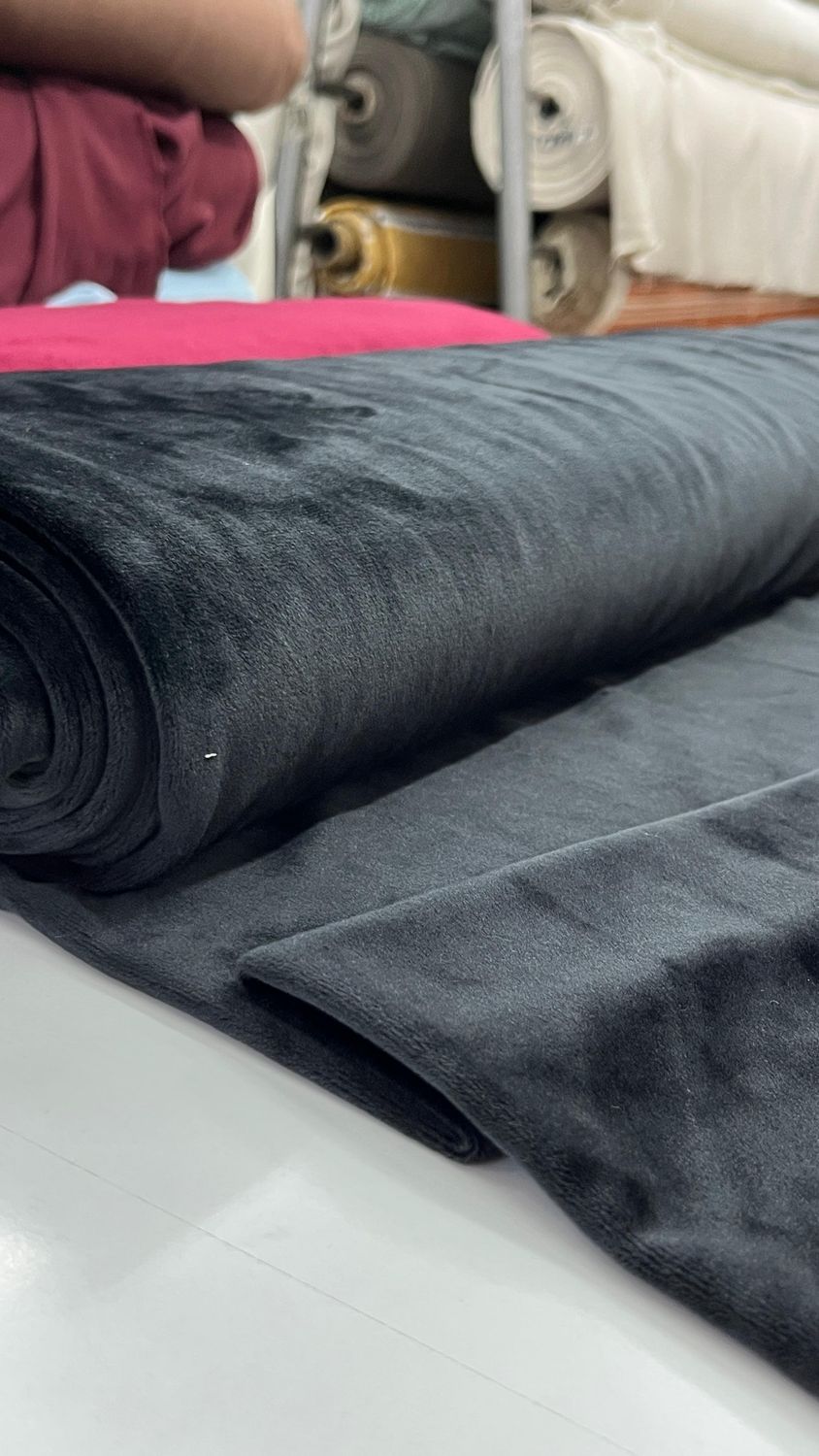 PLUSH DOBLE C/SPANDEX 100% POL. X MT 1.50 MTS