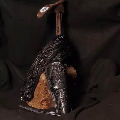 Tooled Leather Pistol Holster (44/44) BL