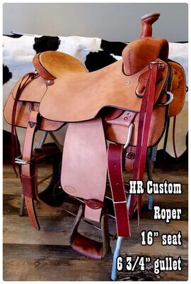 HR Custom Roper Saddle