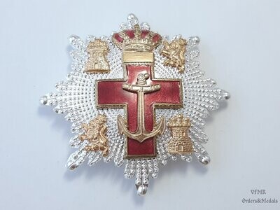 Cruz de 1ª clase de la Orden del Mérito Naval distintivo rojo