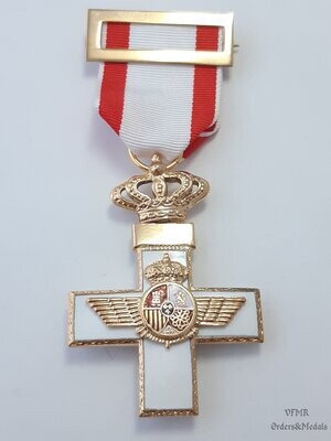 Cruz de la Orden del Mérito Aeronáutico distintivo blanco