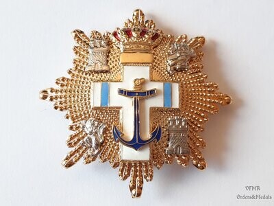 Gran Cruz de la Orden del Mérito Naval distintivo azul