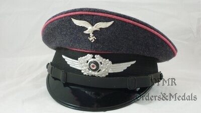 Gorra de suboficial de la Luftwaffe, cuerpo de ingenieros