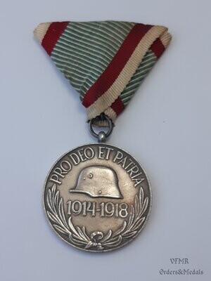 Hungría: Medalla conmemorativa de la Guerra 1914-1918