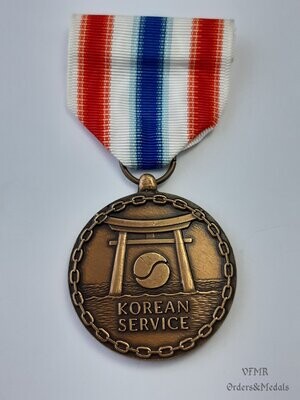 Medalla de servicio en Corea (Marina Mercante)