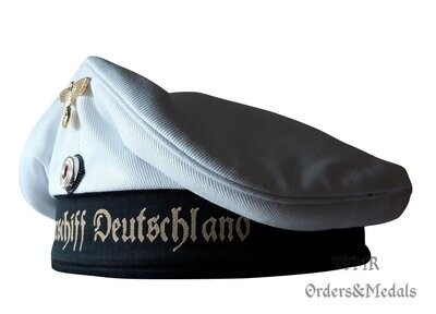 Gorra de marinero de la Kriegsmarine (crucero pesado Deutschland)