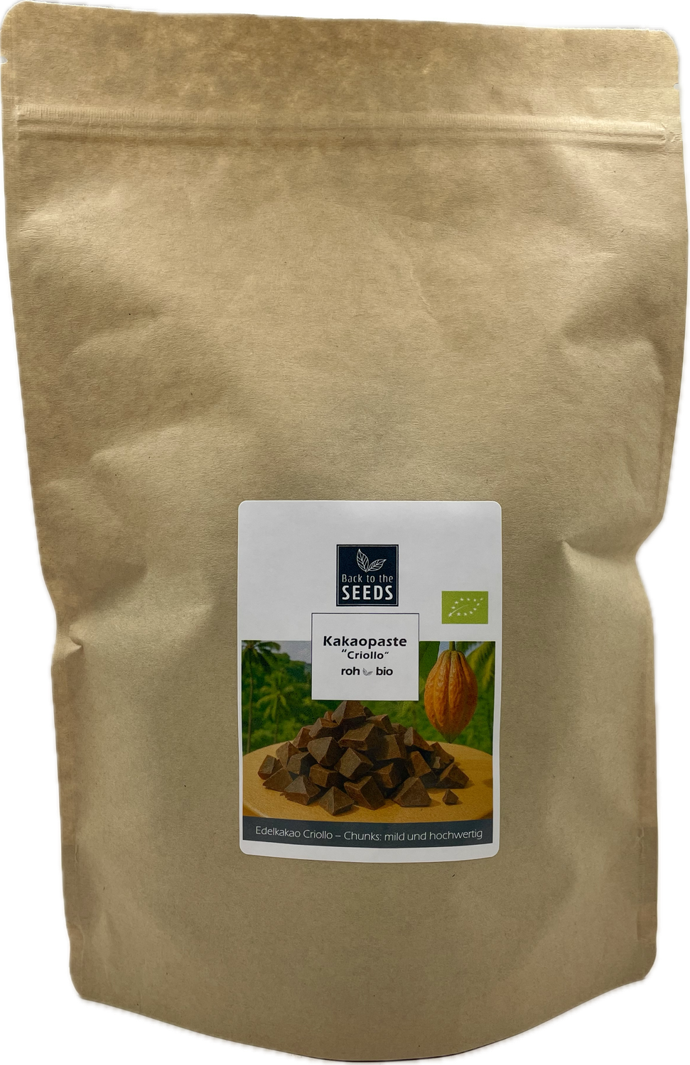 Kakaopaste Chunks - &quot;Criollo&quot; - Bio - Rohkostqualität
